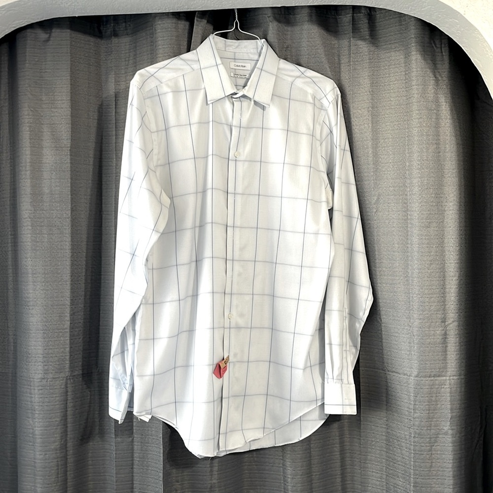 Calvin Klein dress shirt tall slim stretch